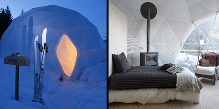 Igloo Resort in Switzerland