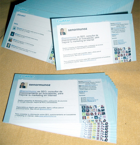 Twitter Business Card