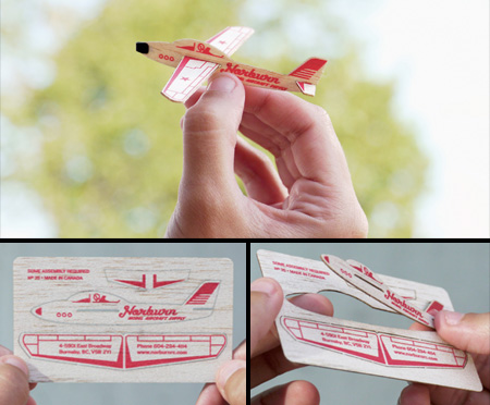 Airplane Business Card