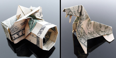 Dollar Bill Origami