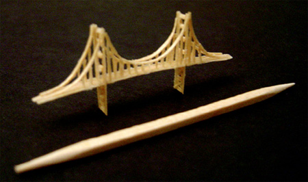 Toothpick Sculptures