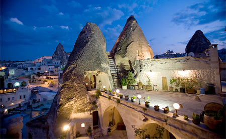 Cave Hotel in Turkey