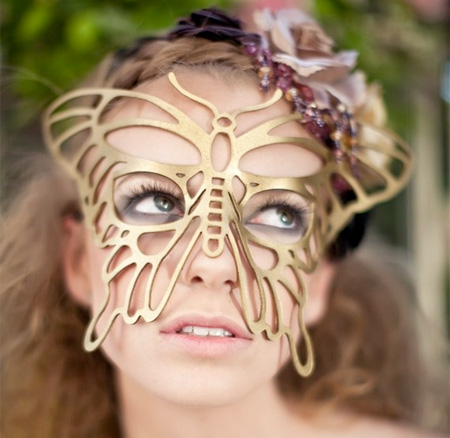 Butterfly Leather Mask