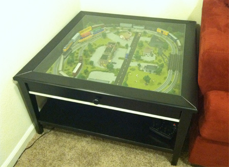 Train Set Coffee Table