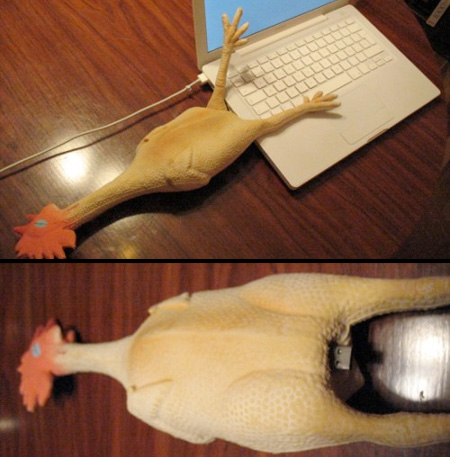 Rubber Chicken USB Flash Drive