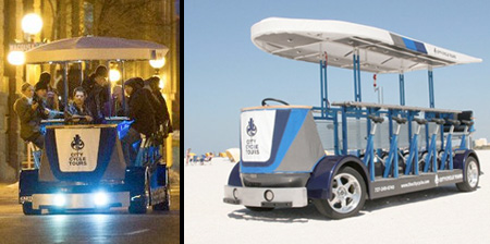 Human Powered Bar on Wheels