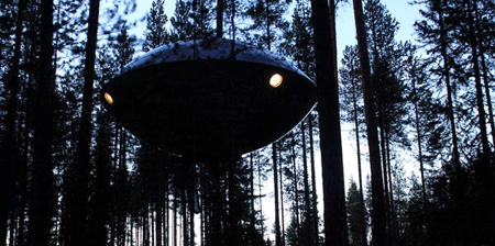 UFO Inspired Tree House