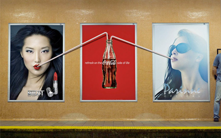 Coca-Cola Straw Poster