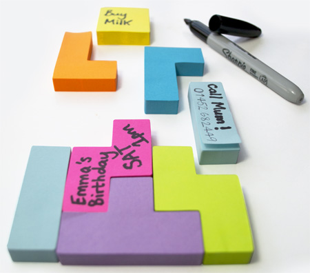 Tetris Sticky Notes