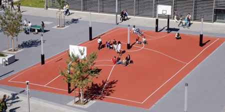 3D Basketball Court