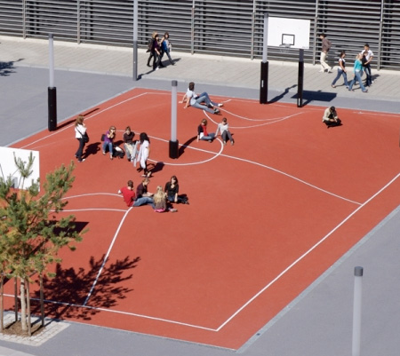 Unique Basketball Court