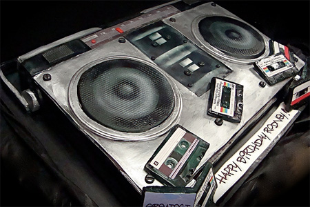 Boombox Cake