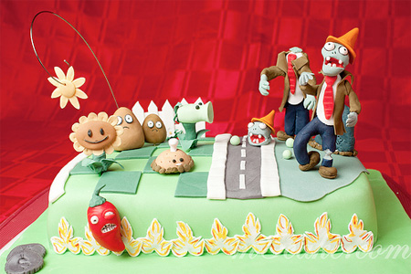 Plants vs Zombies Cake