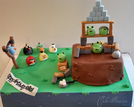 Angry Birds Cake