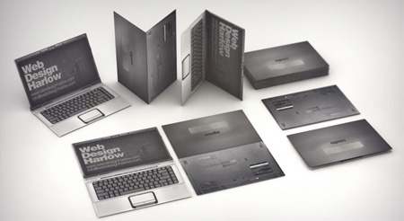 Laptop Business Card