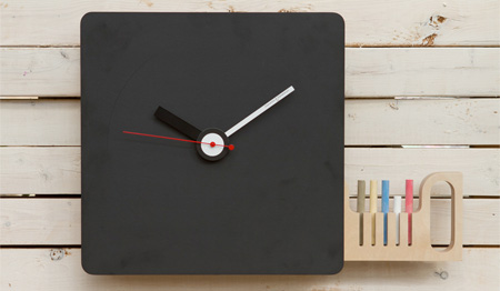 Chalkboard Kitchen Clock