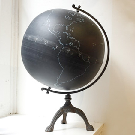 Chalkboard Globe