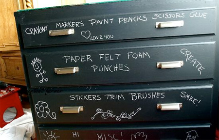 Chalkboard Dresser