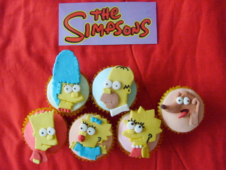 Simpsons Cupcakes