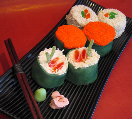 Sushi Cupcakes