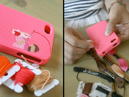 Cross Stitch DIY iPhone Case