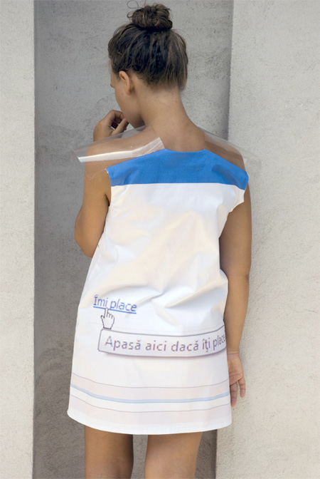 Facebook Themed Dress