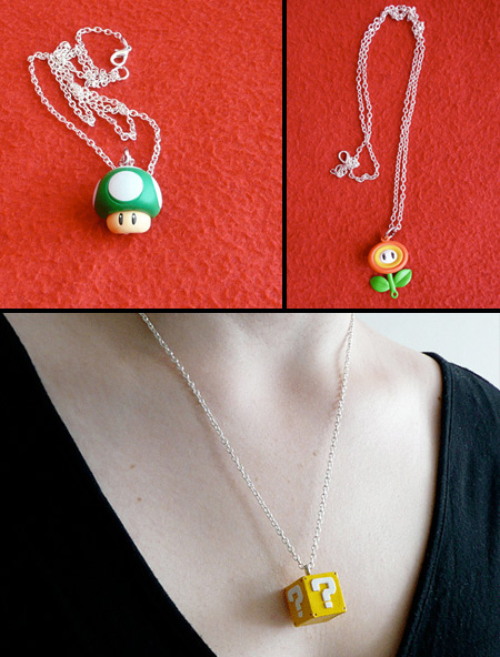 Super Mario Necklaces