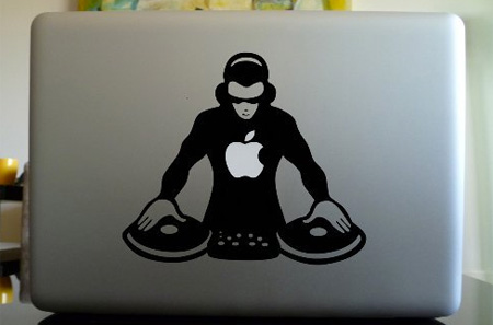 DJ MacBook Sticker