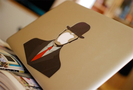 Man in a Hat MacBook Sticker