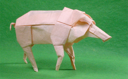 Pig Origami