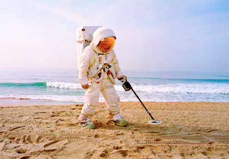 Astronaut at the Beach