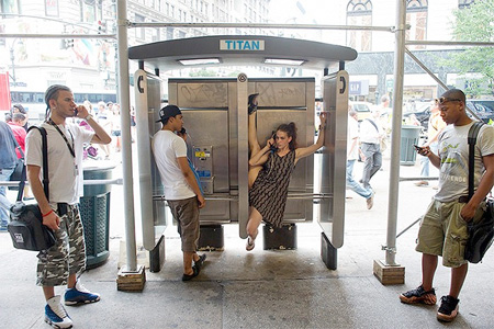 Dancer Phone Booth