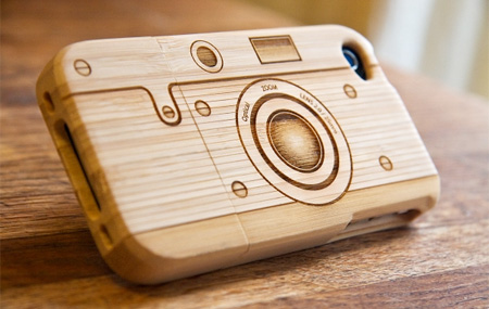 Wood Camera iPhone 4 Case