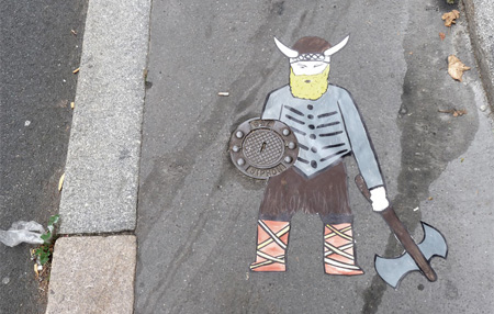Viking Street Art