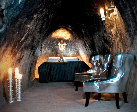 Cave Hotel Room