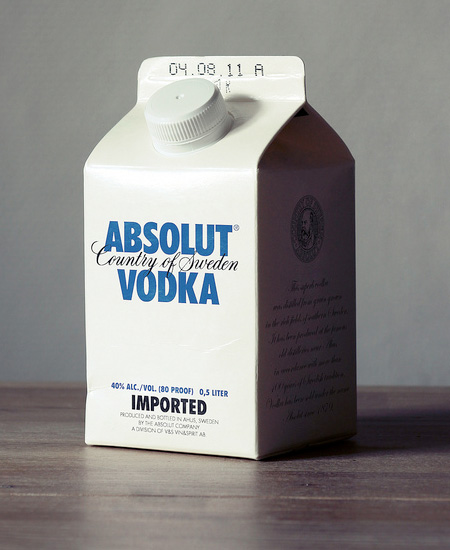 Absolut Vodka Packaging