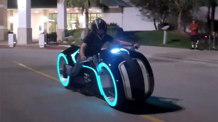 Full Scale Electric Tron Lightcycle