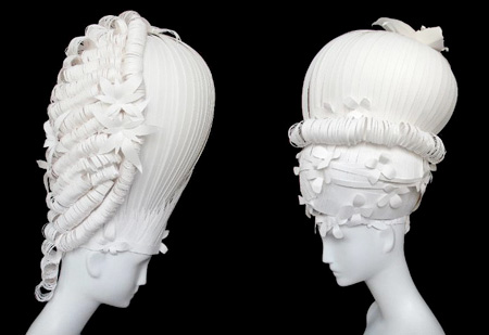 Wigs Made of Paper