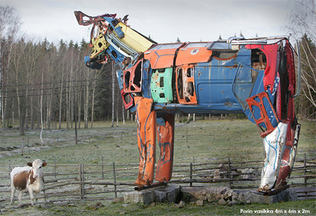 Cow Sculpture