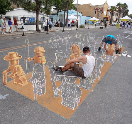 LEGO Street Painting