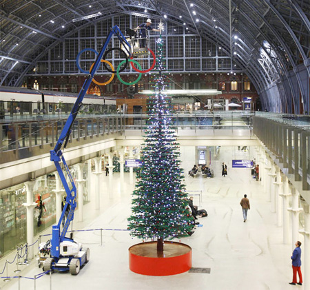 LEGO Christmas Tree in London