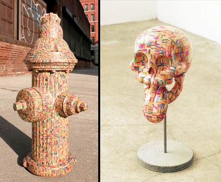 Haroshi Skateboard Sculptures