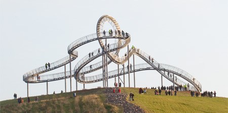 Walkable Roller-Coaster Sculpture Opens in Germany