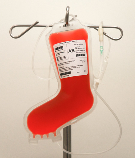 Stocking Blood Bag