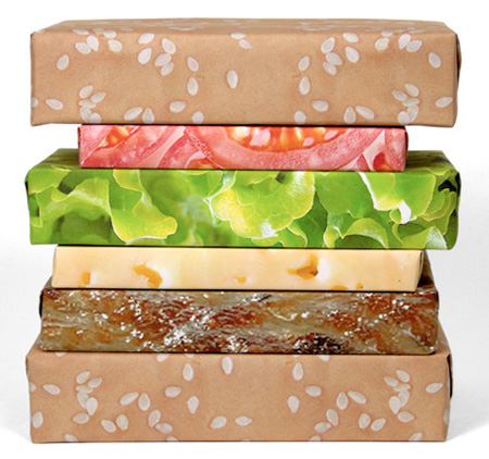 Cheeseburger Wrapping Paper