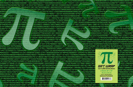 Pi Wrapping Paper