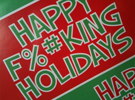 Happy Holidays Wrapping Paper