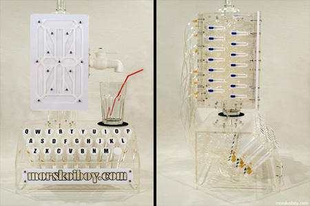 Typewriter Cocktail Machine