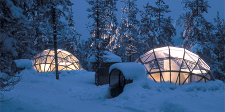 Glass Igloos in Finland