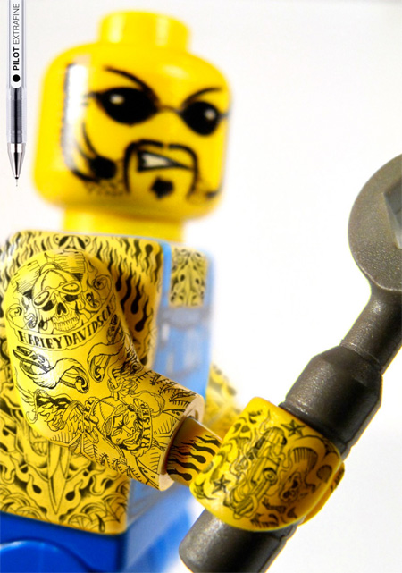 Tattooed LEGO